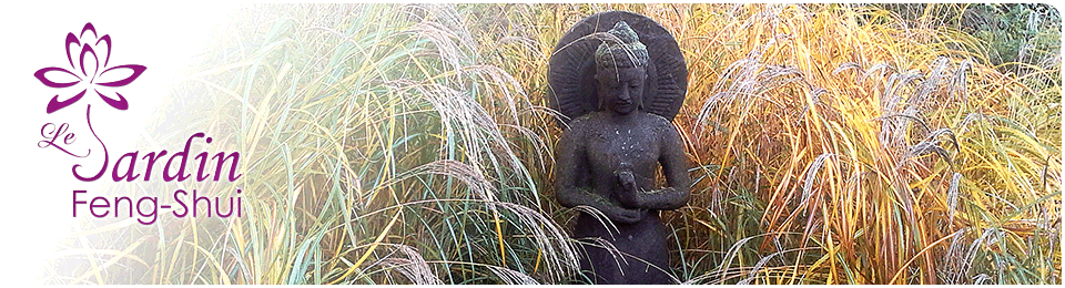 Buddha &amp; stone. The Feng-Shui Garden. Nathalie Normand